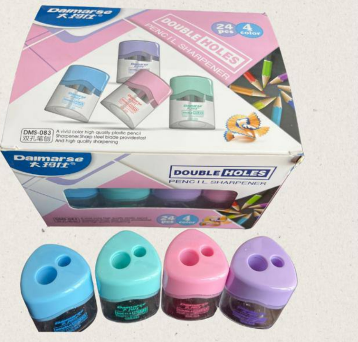 pencil sharpener with two razors