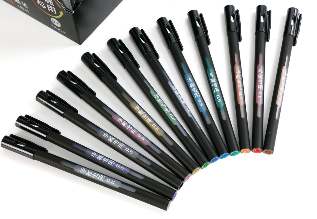 Colored Pens, 0.6mm