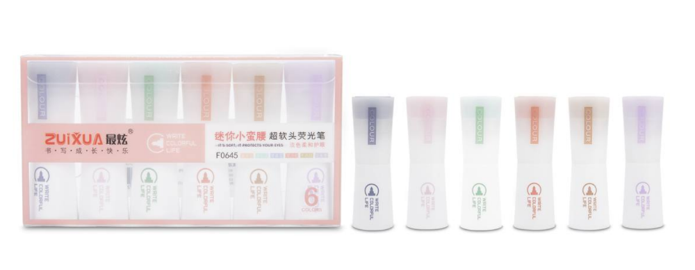 6-Color Highlighter Pens
