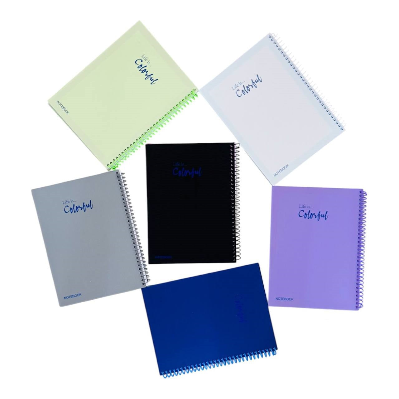 plastic cover notebook
