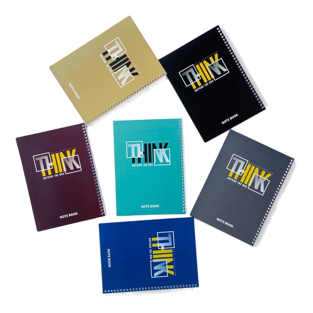 plastic cover notebook, 100 pages