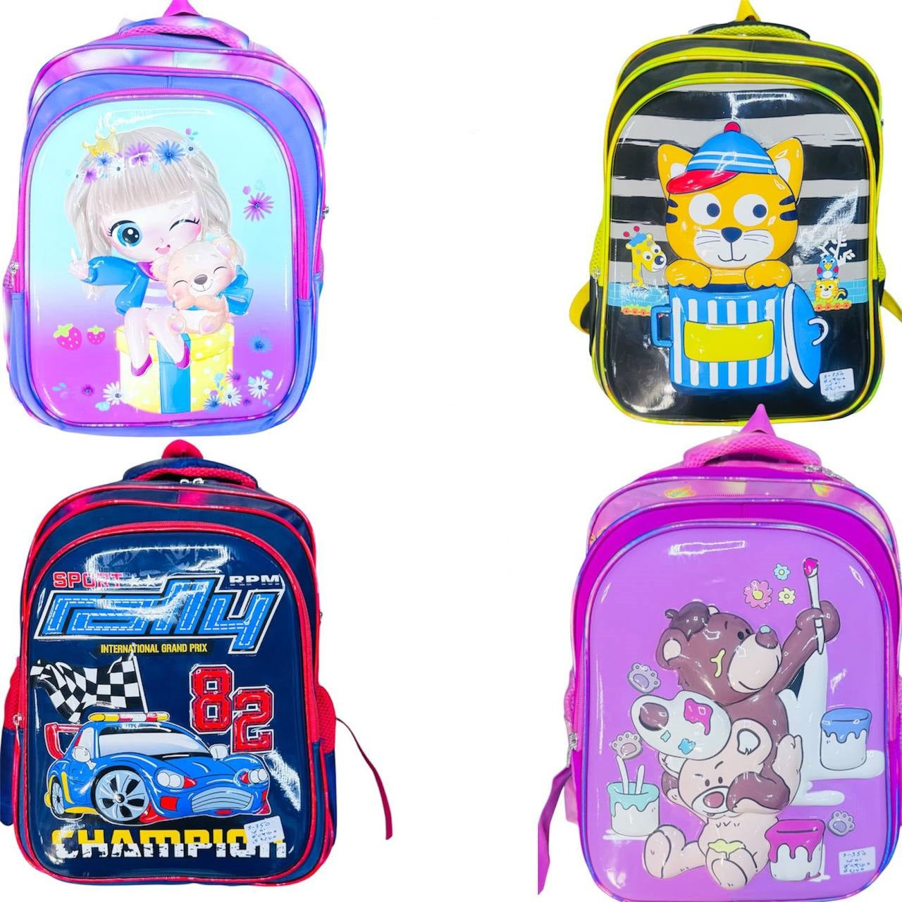 Three-Zipper Backpack