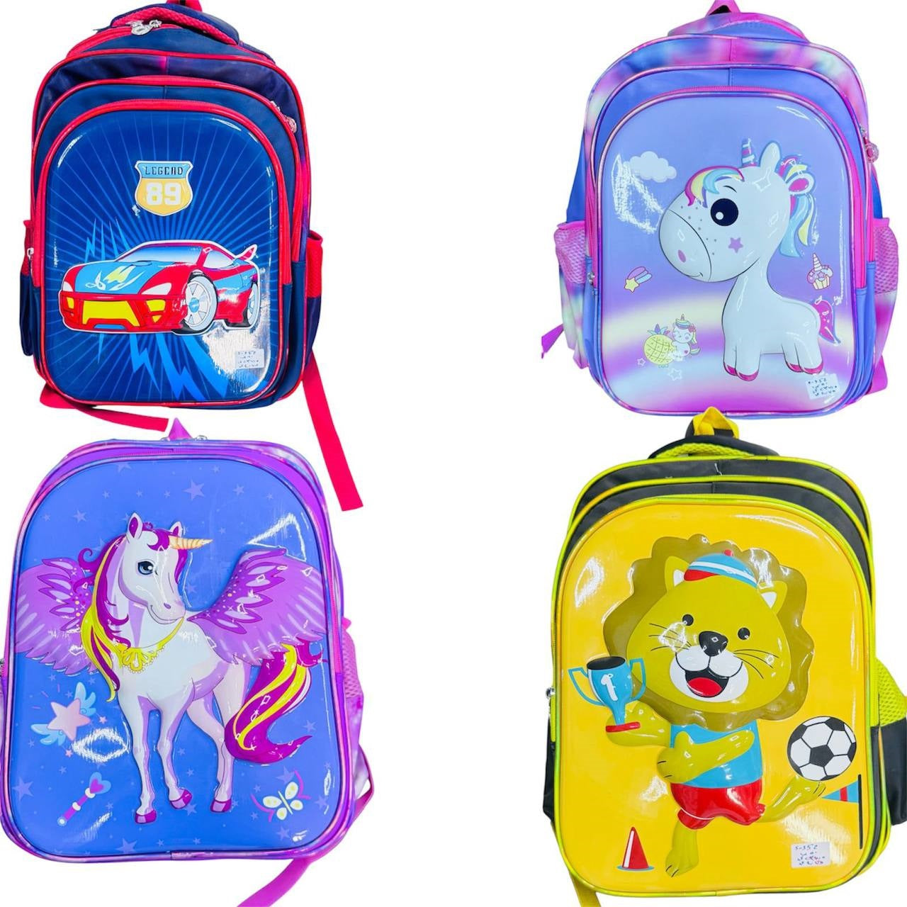 Three-Zipper Backpack