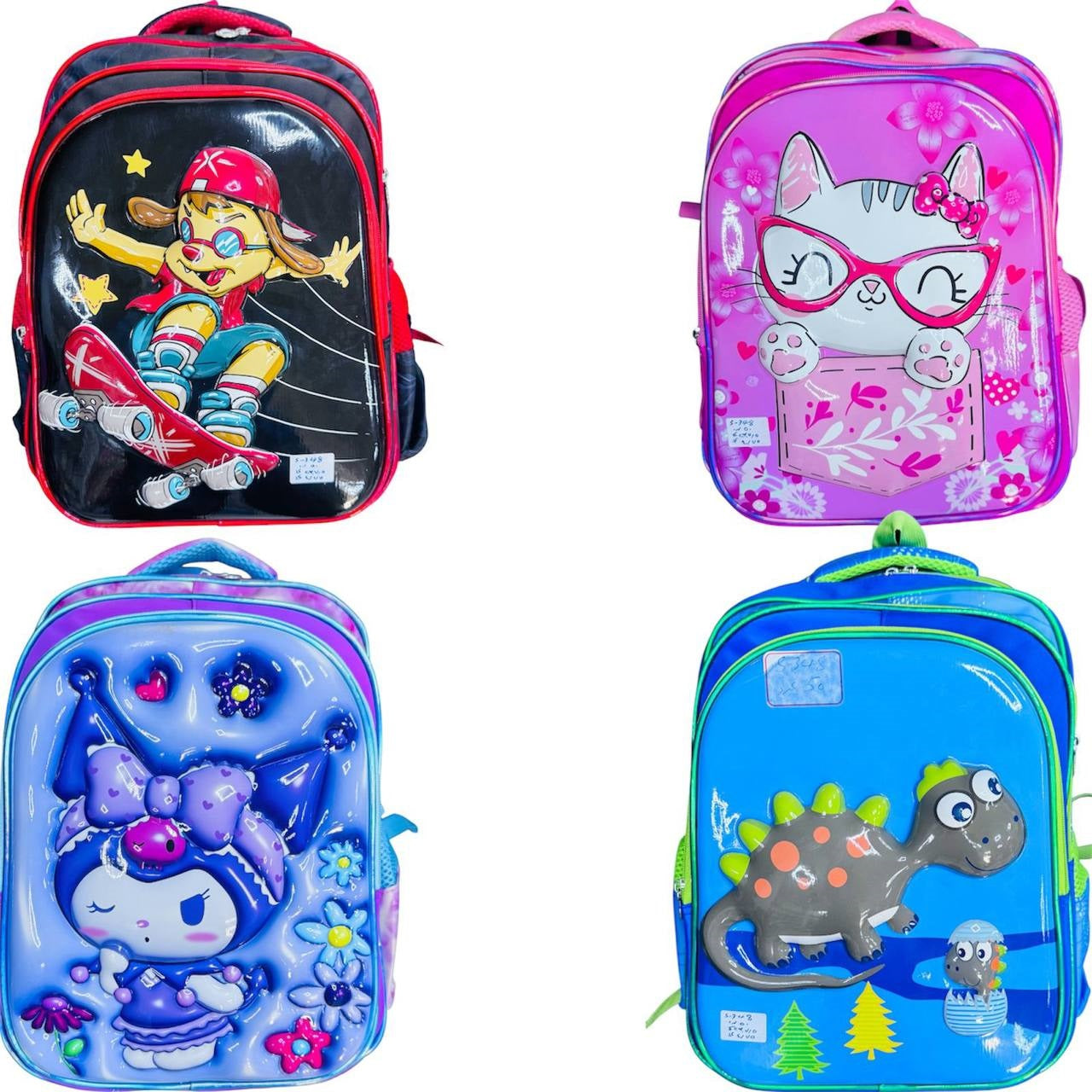 Three-Zipper Backpack