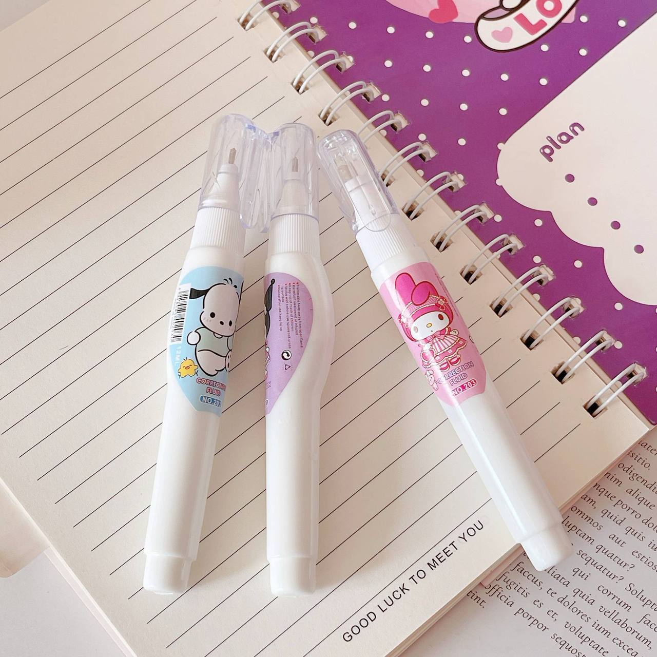 white ink correction pen
