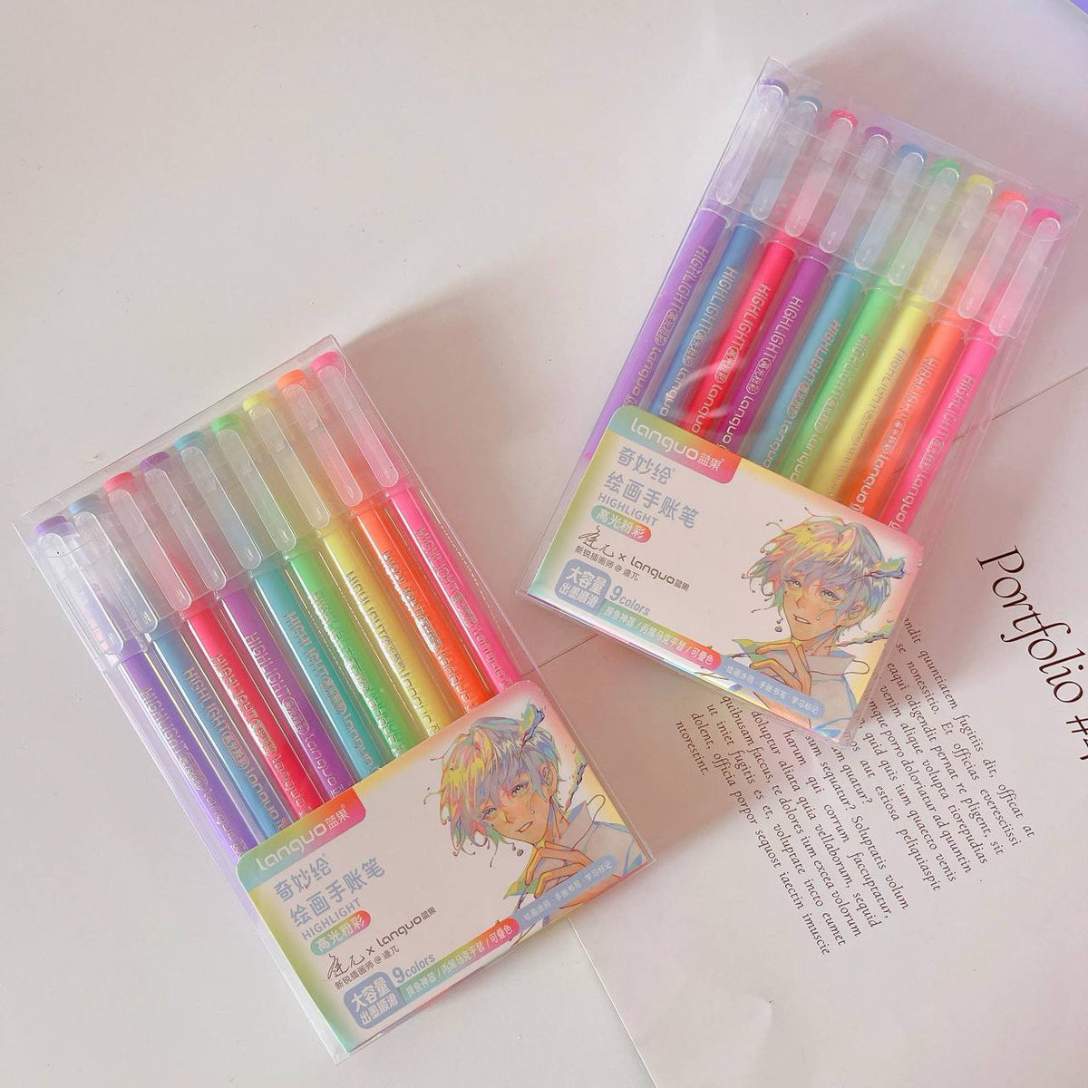 0.5mm colored pens set