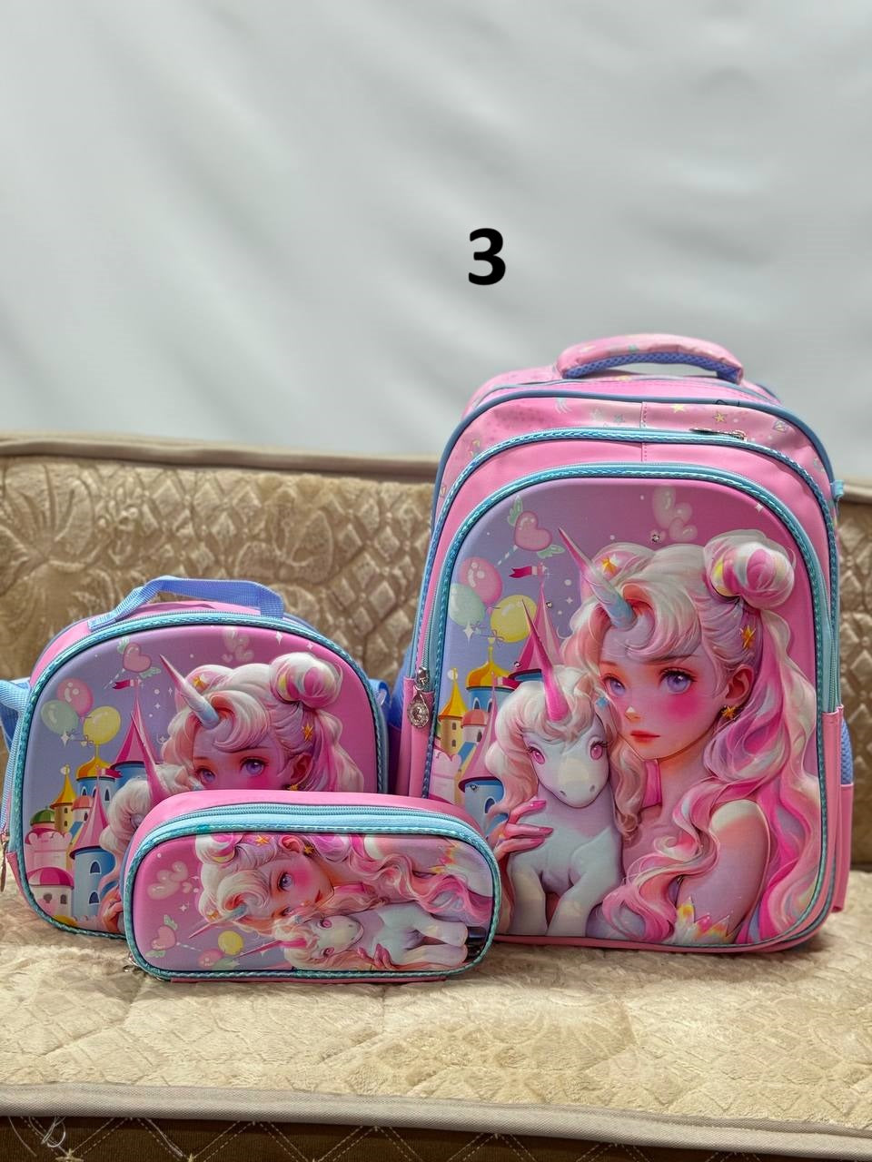 3-Piece School Bag Set