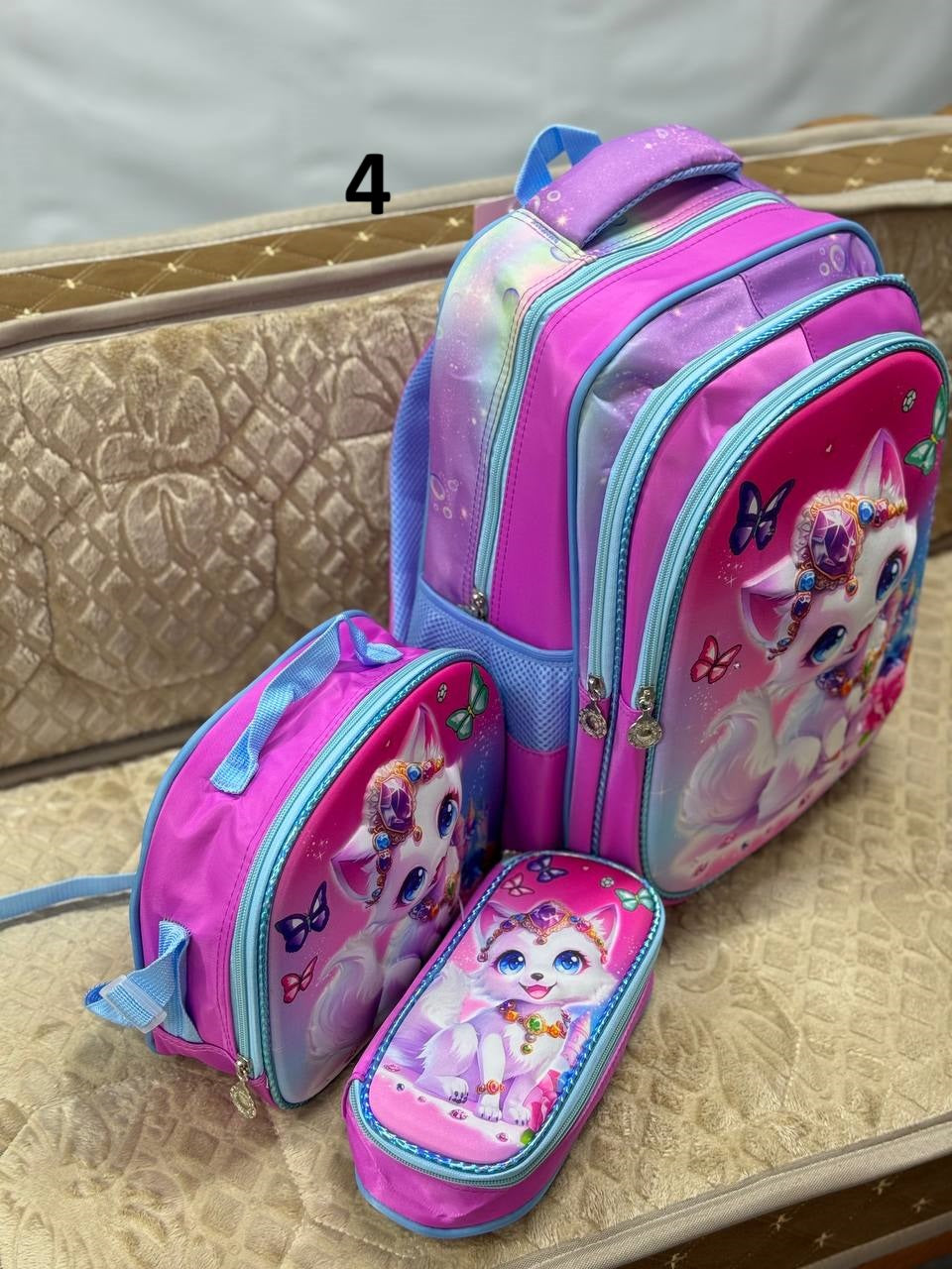 3-Piece School Bag Set
