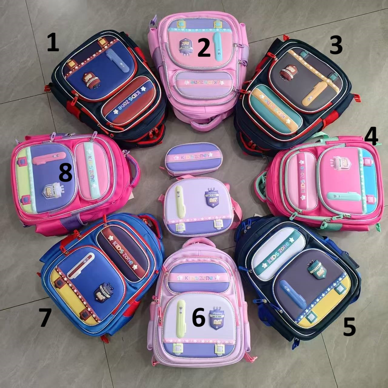 3-Piece School Bag Set
