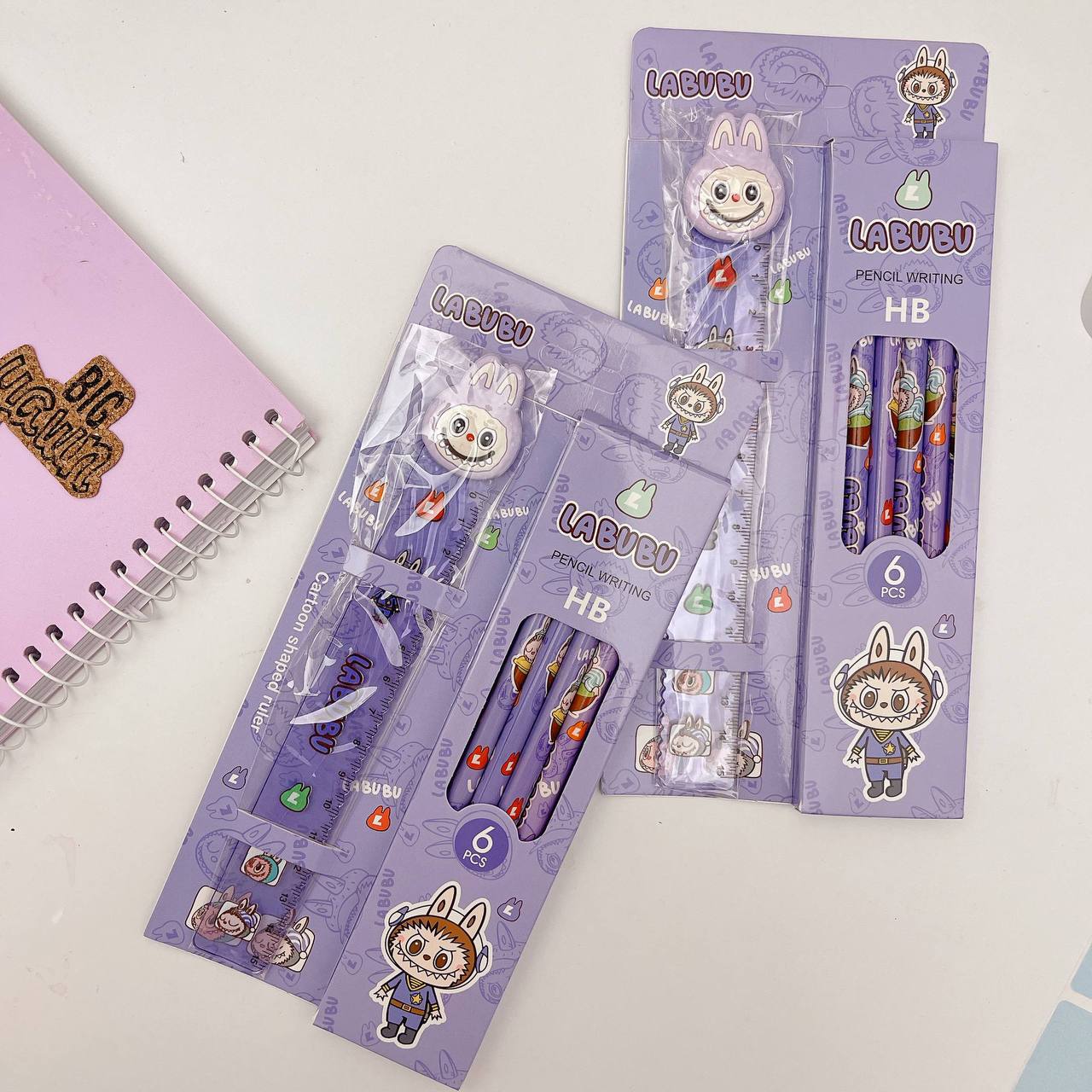 Labubu Pencil and Rulers set