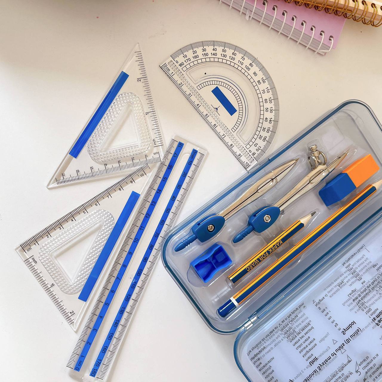 Calculator and stationery set